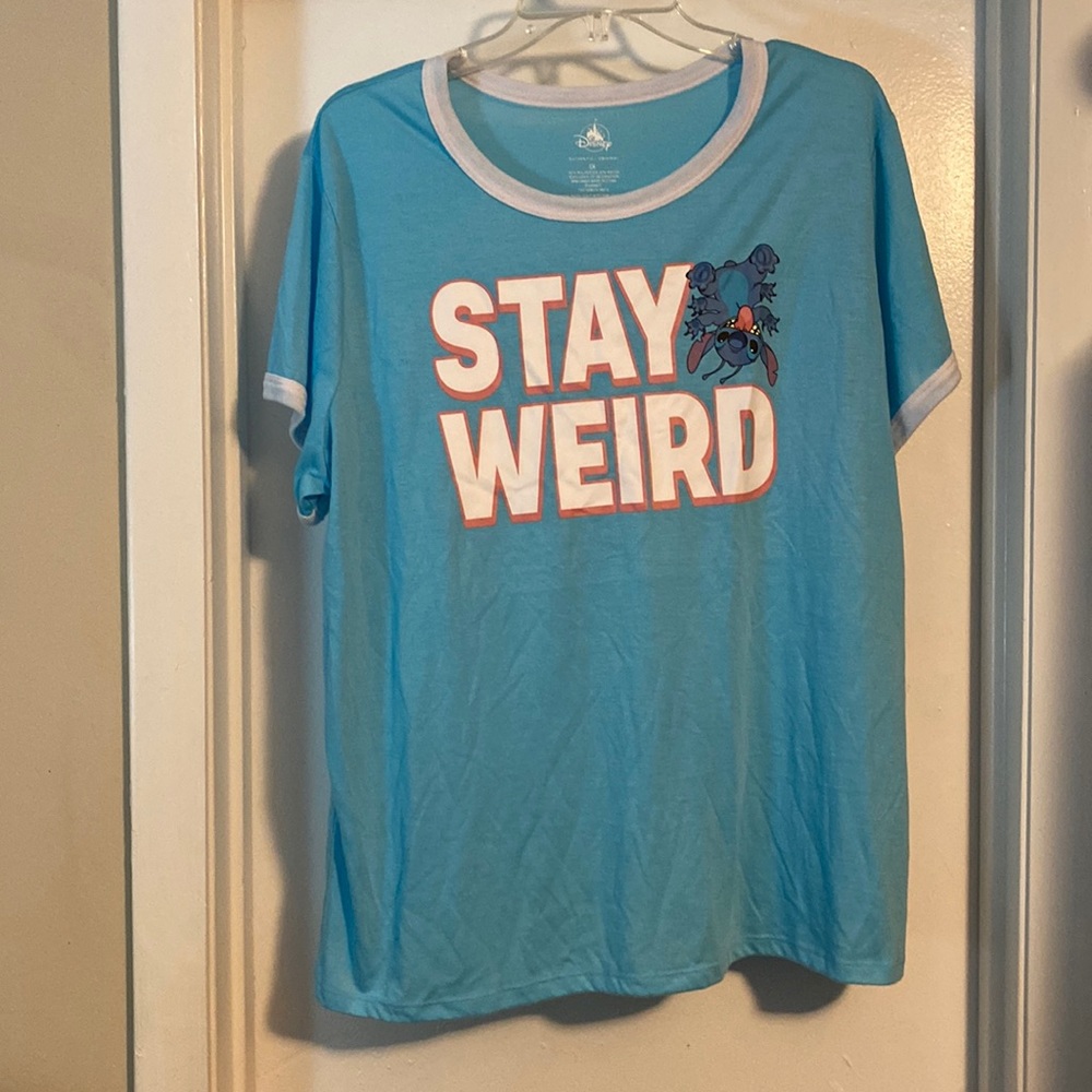 Disney Authentic Stitch Ringer Shirt